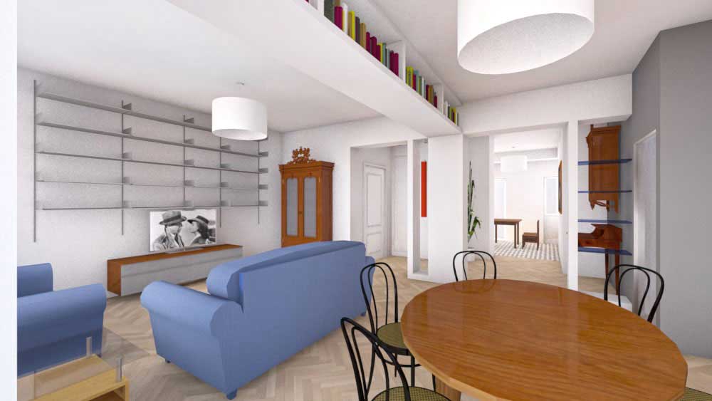 Casa-SG-3d-fotorealistico soggiorno - architetturaincasa