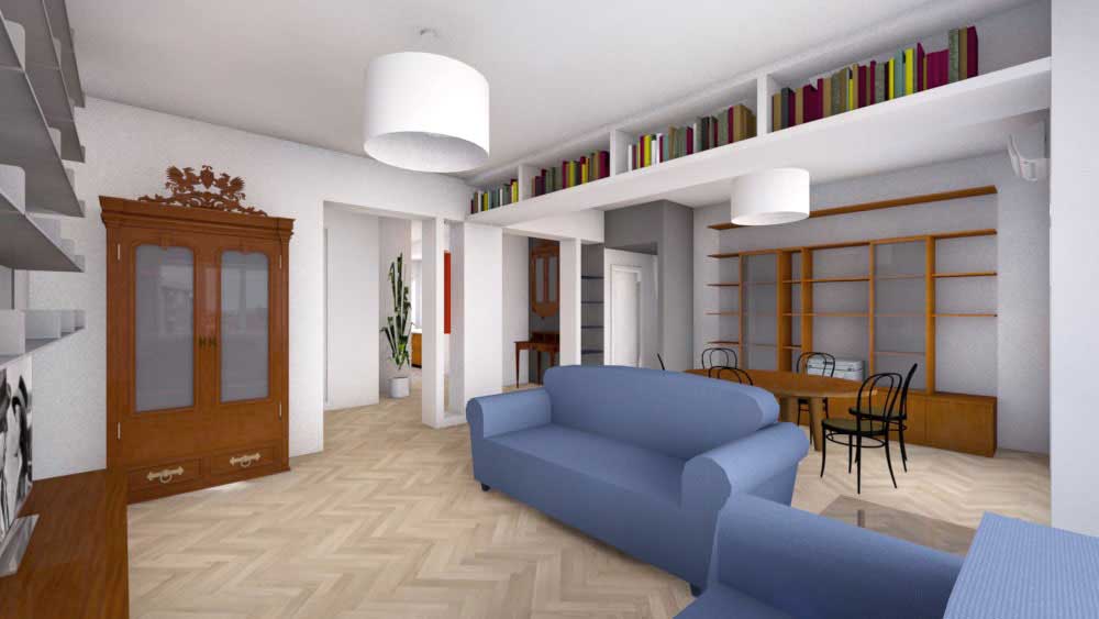 Casa-SG-3d-fotorealistico soggiorno - architetturaincasa