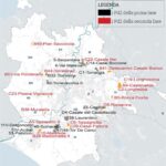 Mappa dei 31 Piani di Zona a Roma, con legenda prima e seconda fase
