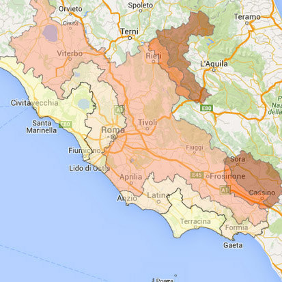 Classificazione Sismica della Regione Lazio